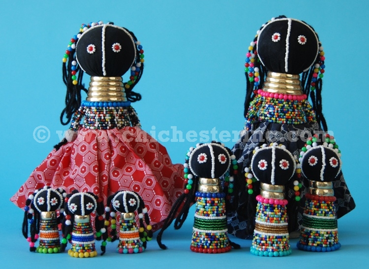 Ndebele Dolls from South Africa