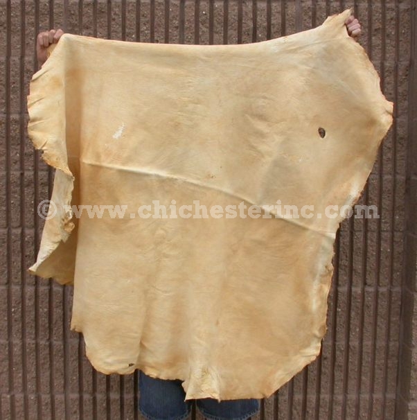 Brain Tanned Smoked Elk Leather or Elk Hide Leather or Elk Skin Leather