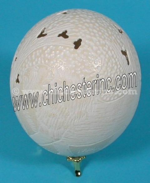 Carved Ostrich Eggs or Engraved Ostrich Eggs
